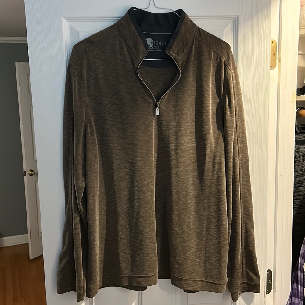 Nicoby men’s quarter zip sweater